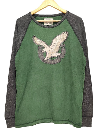 American Eagle Green T Shirt For Men L