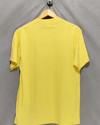 Port & Company Yellow T Shirt For Men M