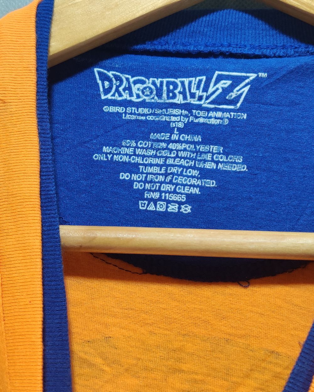Dragon Ball Orange T Shirt For Men M