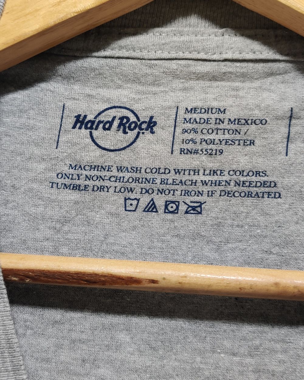 Hard Rock Gray T Shirt For Men M