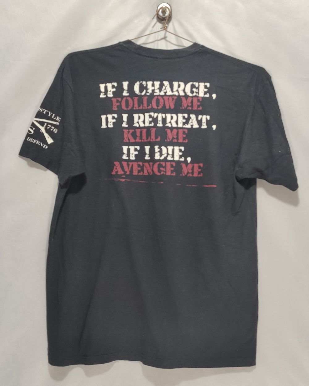 Grunt Style Black T Shirt For Men L