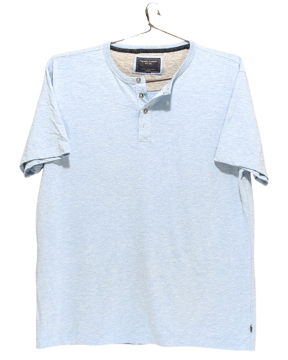 Nickel & Iron Blue T Shirt For Men XL