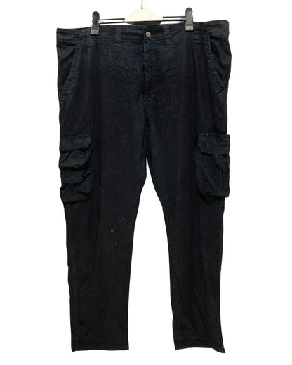 Wrangler Black Cotton For Men Cargo Pant XXL