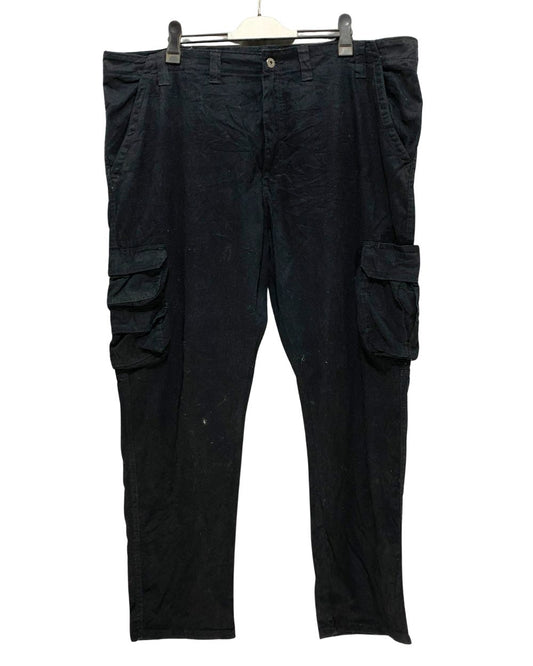 Wrangler Black Cotton For Men Cargo Pant XXL