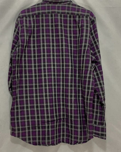 American Eagle Purple Cotton Shirt For Men XL