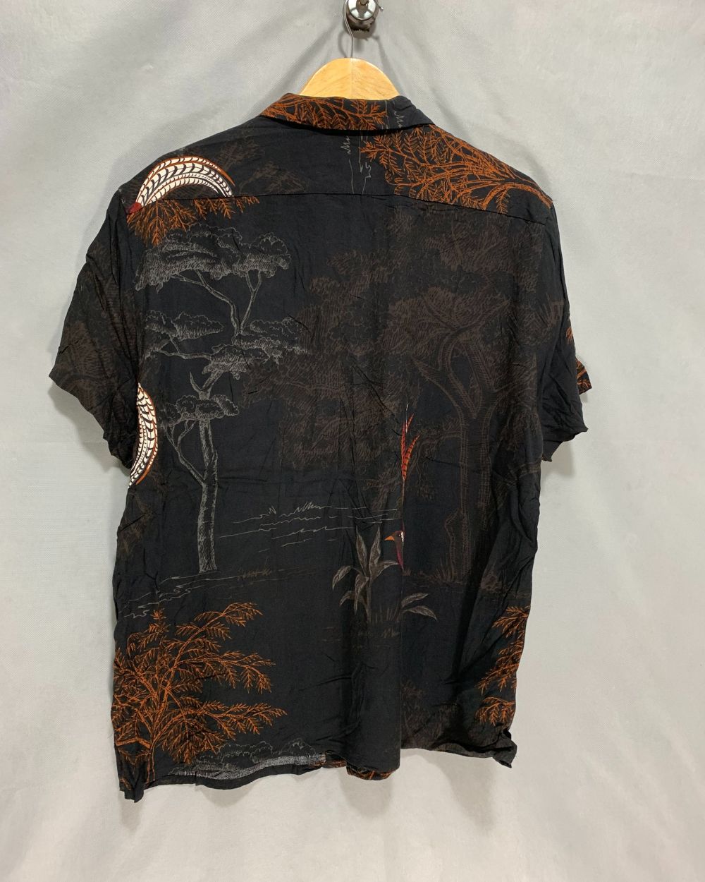 Express Black Cotton Shirt For Men XL
