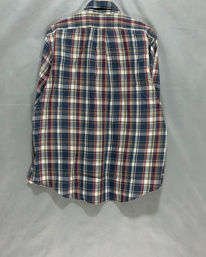 C.F.Hathaway Blue Cotton Shirt For Men Large