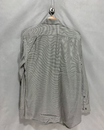Calvin Klein Gray Cotton Shirt For Men M