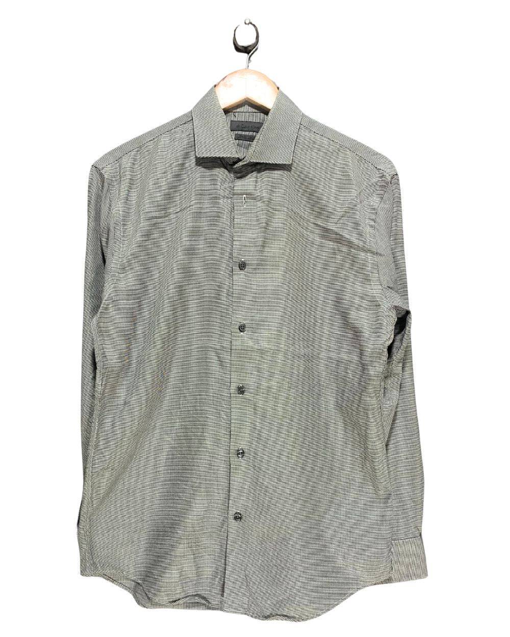Calvin Klein Gray Cotton Shirt For Men M