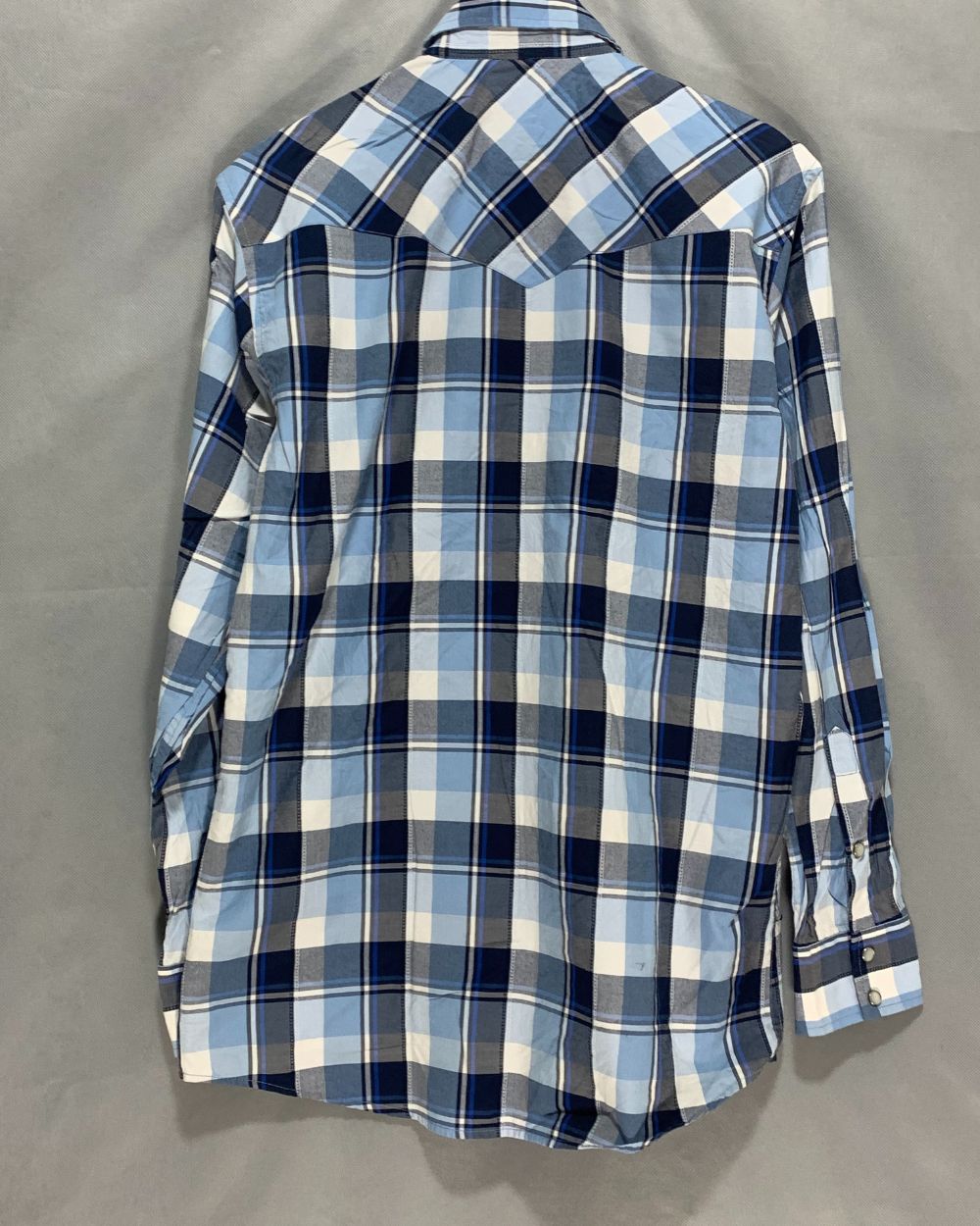 Cowboy Legend Blue Cotton Shirt For Men M