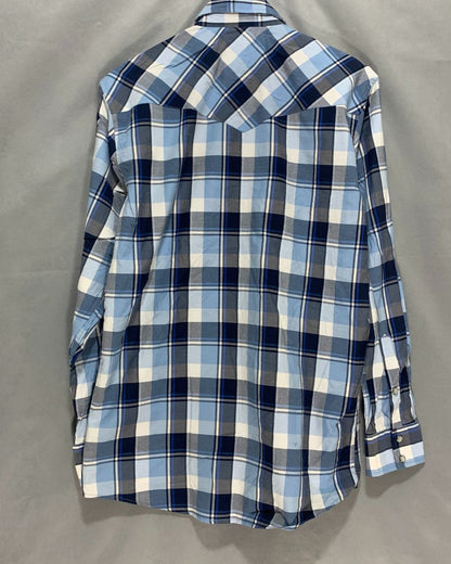 Cowboy Legend Blue Cotton Shirt For Men M