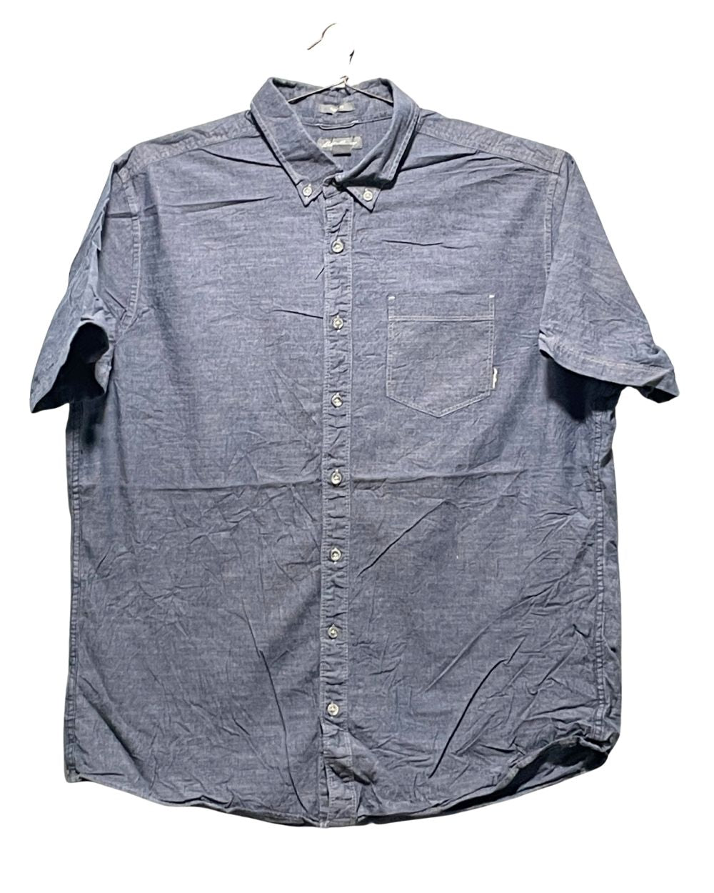 Eddie Bauer Gray Cotton Shirt For Men XL