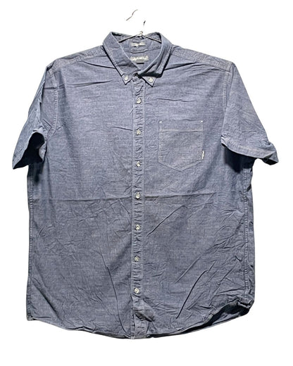 Eddie Bauer Gray Cotton Shirt For Men XL