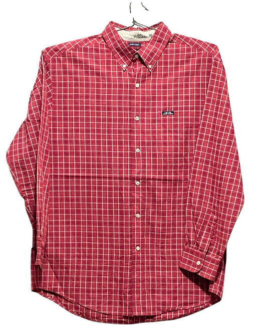 Chaps Red Cotton Shirt For Men XL