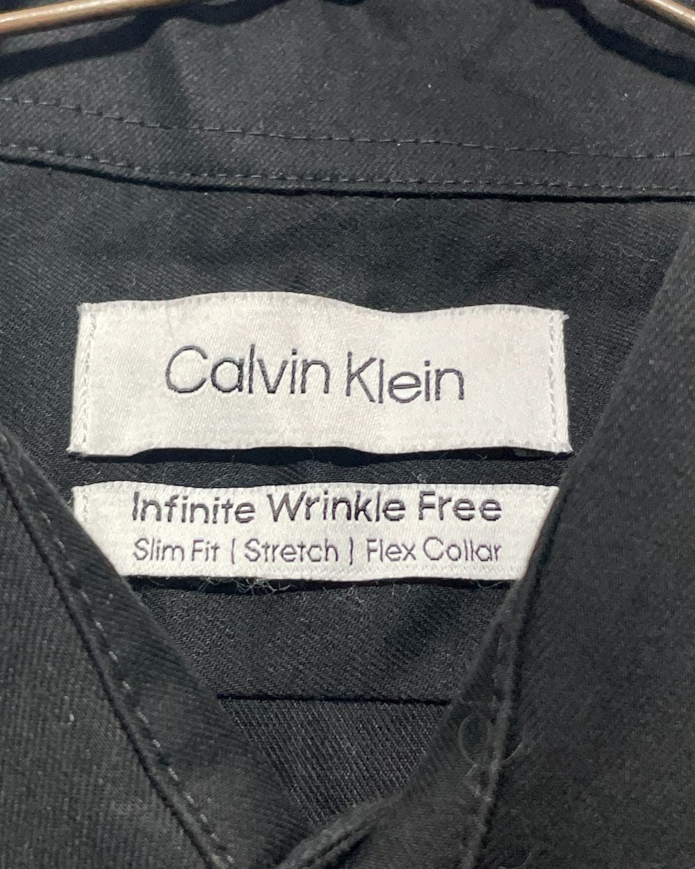 Calvin Klein Black Cotton Shirt For Men M