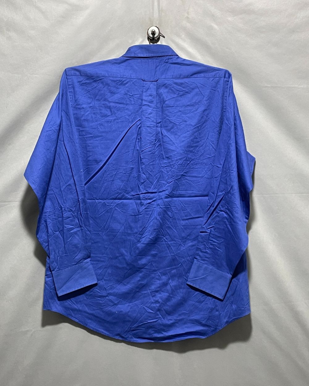 Izod Blue Cotton Shirt For Men XL