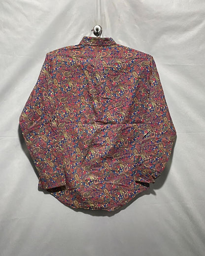 Airman Maroon Cotton Shirt For Men M