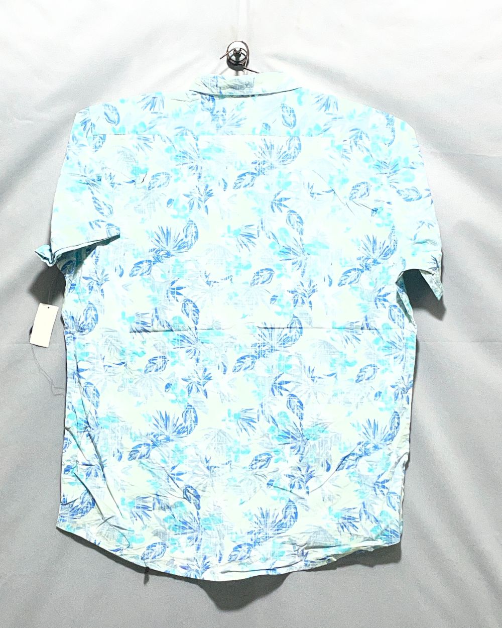 Izod Blue Cotton Shirt For Men XL