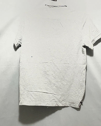 Reference Gray Cotton Polo T Shirt For Men Large