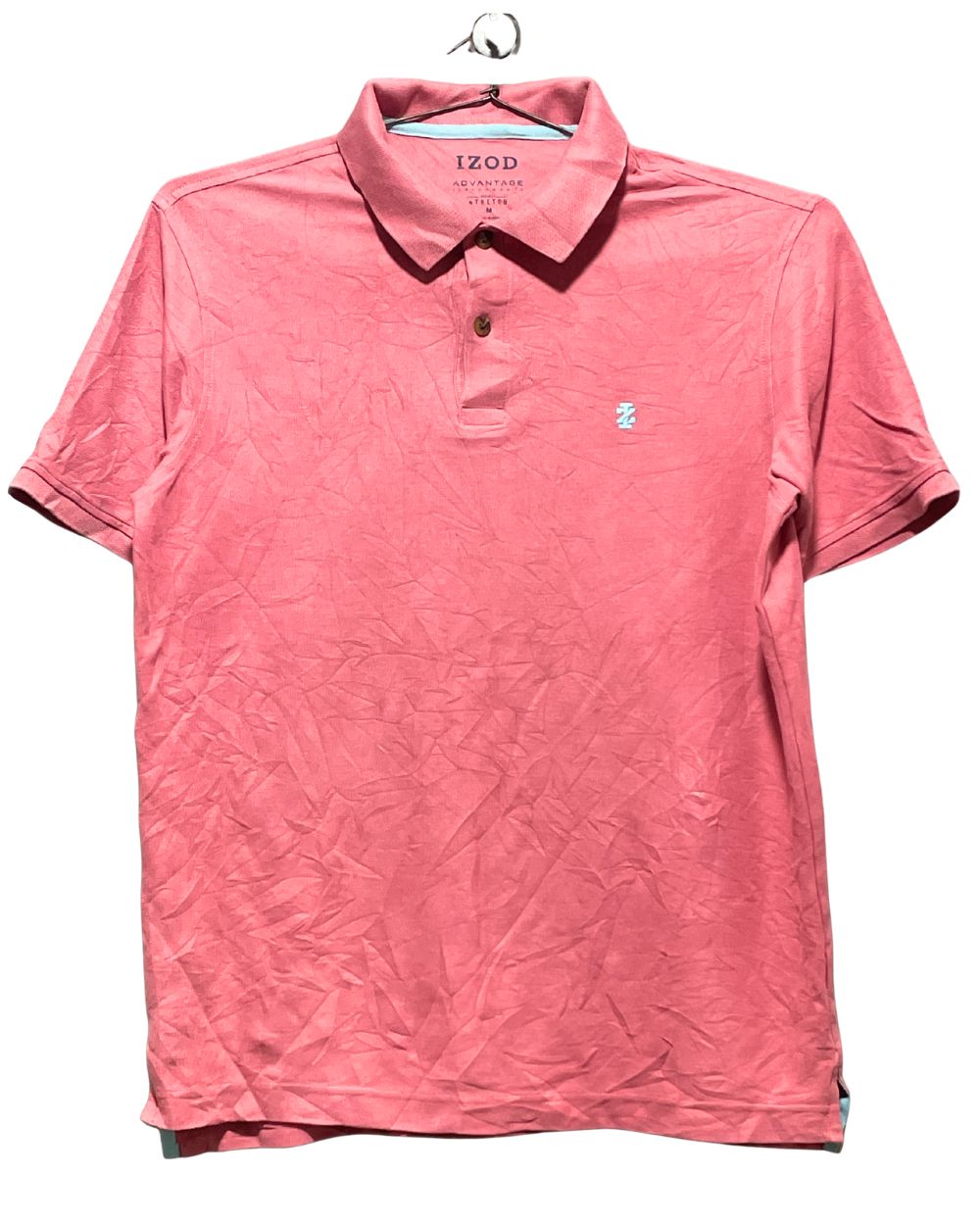 Izod Pink Cotton Polo T Shirt For Men M