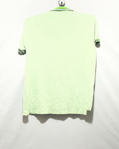 Polo U.S. Assn Green Cotton Polo T Shirt For Men Large