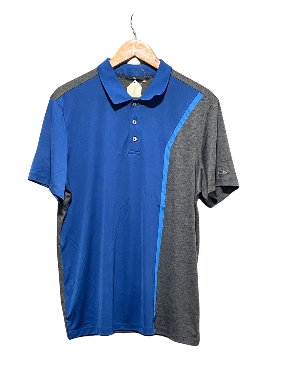 Calvin Klein Gray Sport Polo T Shirt For Men S