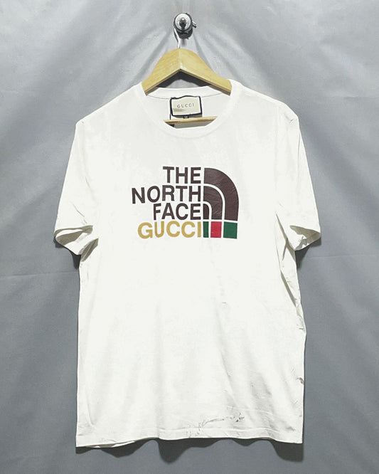 Gucci White Cotton T Shirt For Men L