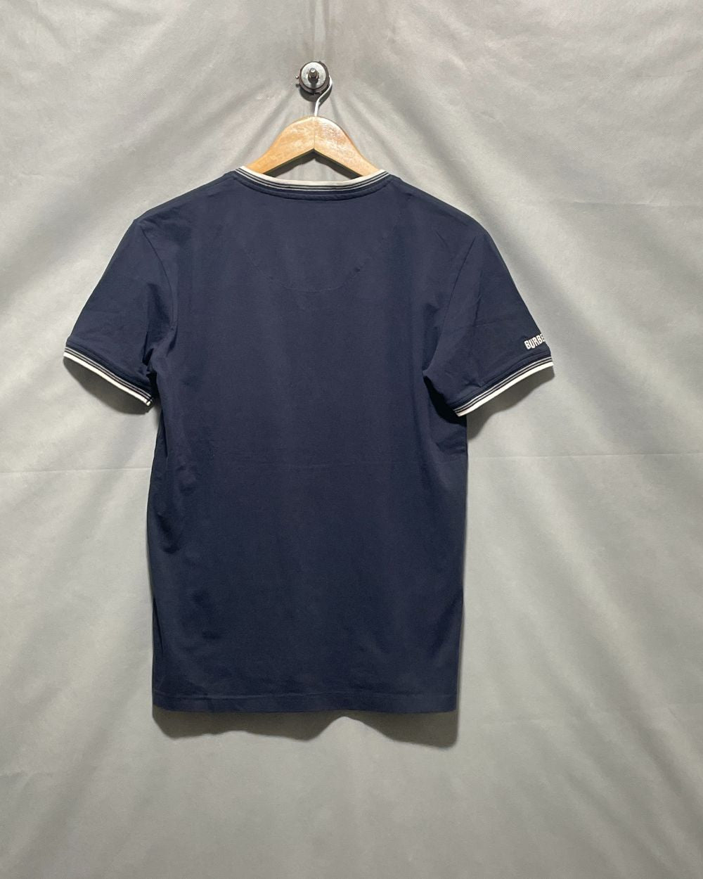 Burberry Blue Cotton T Shirt For Men L