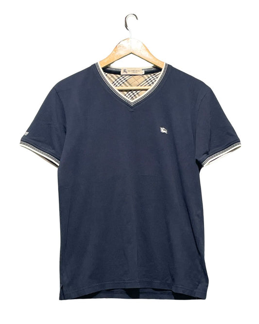 Burberry Blue Cotton T Shirt For Men L