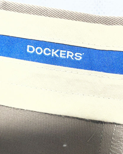 Dockers Brown Cotton Dress Pant For Men L