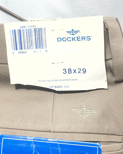 Dockers Brown Cotton Dress Pant For Men L