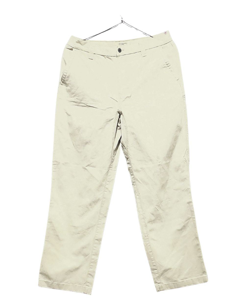 L.L.Bean Cream Cotton Dress Pant For Men L