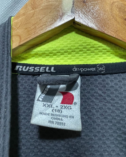Russell Grey For Men Sport Zippers XXL
