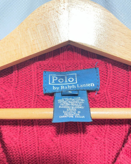 Polo Ralph Lauren Red For Boy Sweater XS