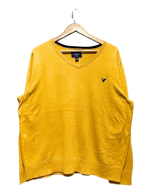 American Eagle Yellow For Men Sweater XL