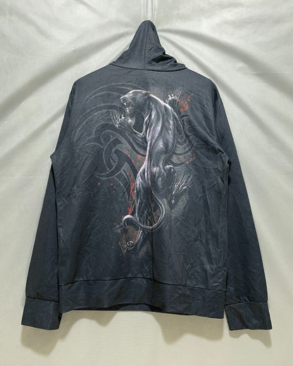 3D Print Black For Men Hoodie L