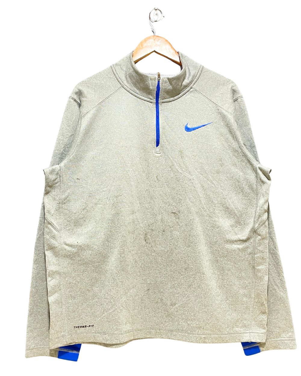 Nike Gray For Men Sweatshirt  L