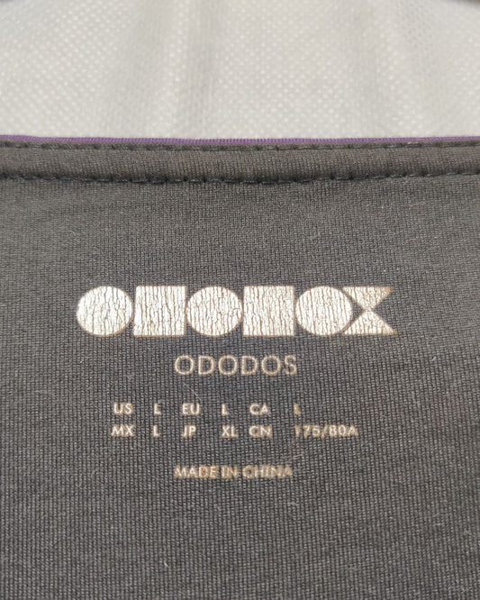 ODODOS Purple Sport Gym Tights For Women L