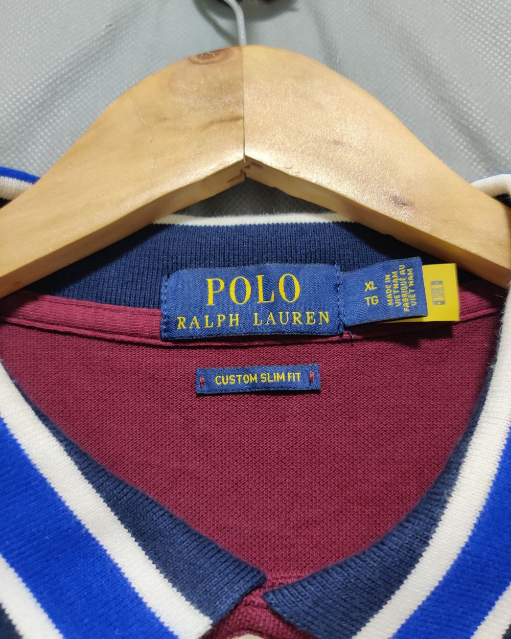 Polo Ralph Lauren Maroon Polo T Shirt For Men XL