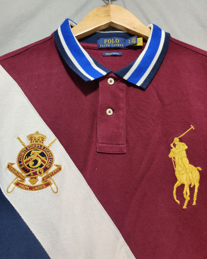 Polo Ralph Lauren Maroon Polo T Shirt For Men XL