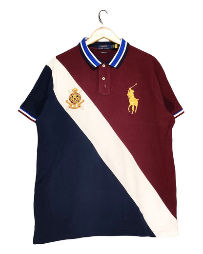 Polo Ralph Lauren Maroon Polo T Shirt For Men XL