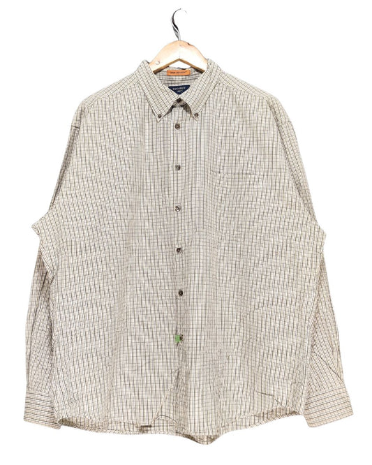 Dockers Cream Shirt For Men XL