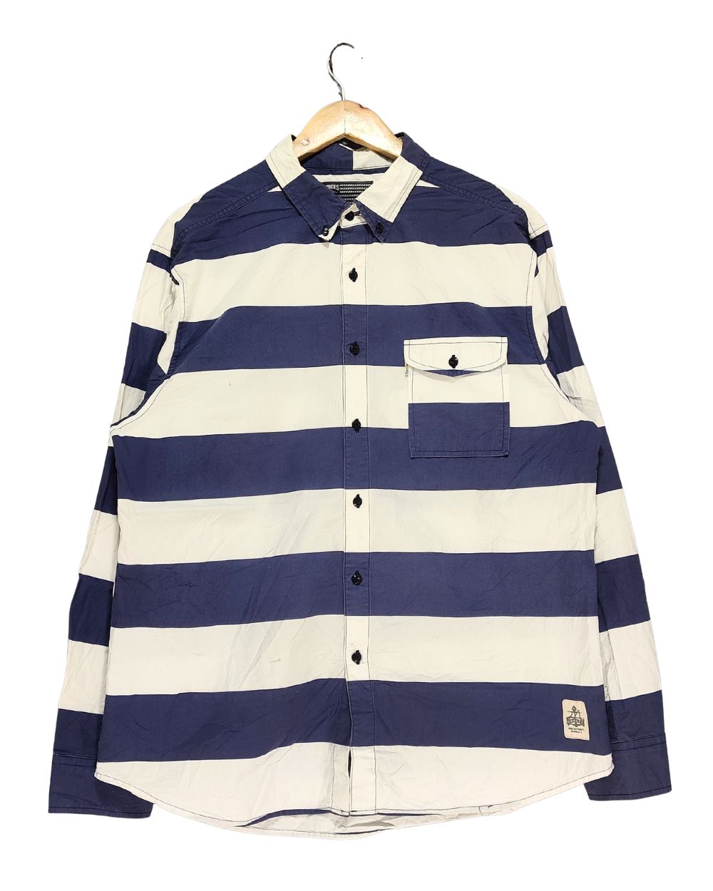 Crooks Blue Shirt For Men XL