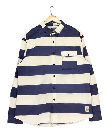 Crooks Blue Shirt For Men XL