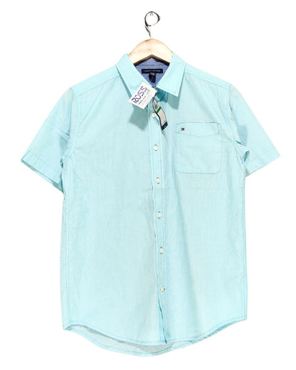 Tommy Hilfiger Blue Shirt For Boy 16 Years