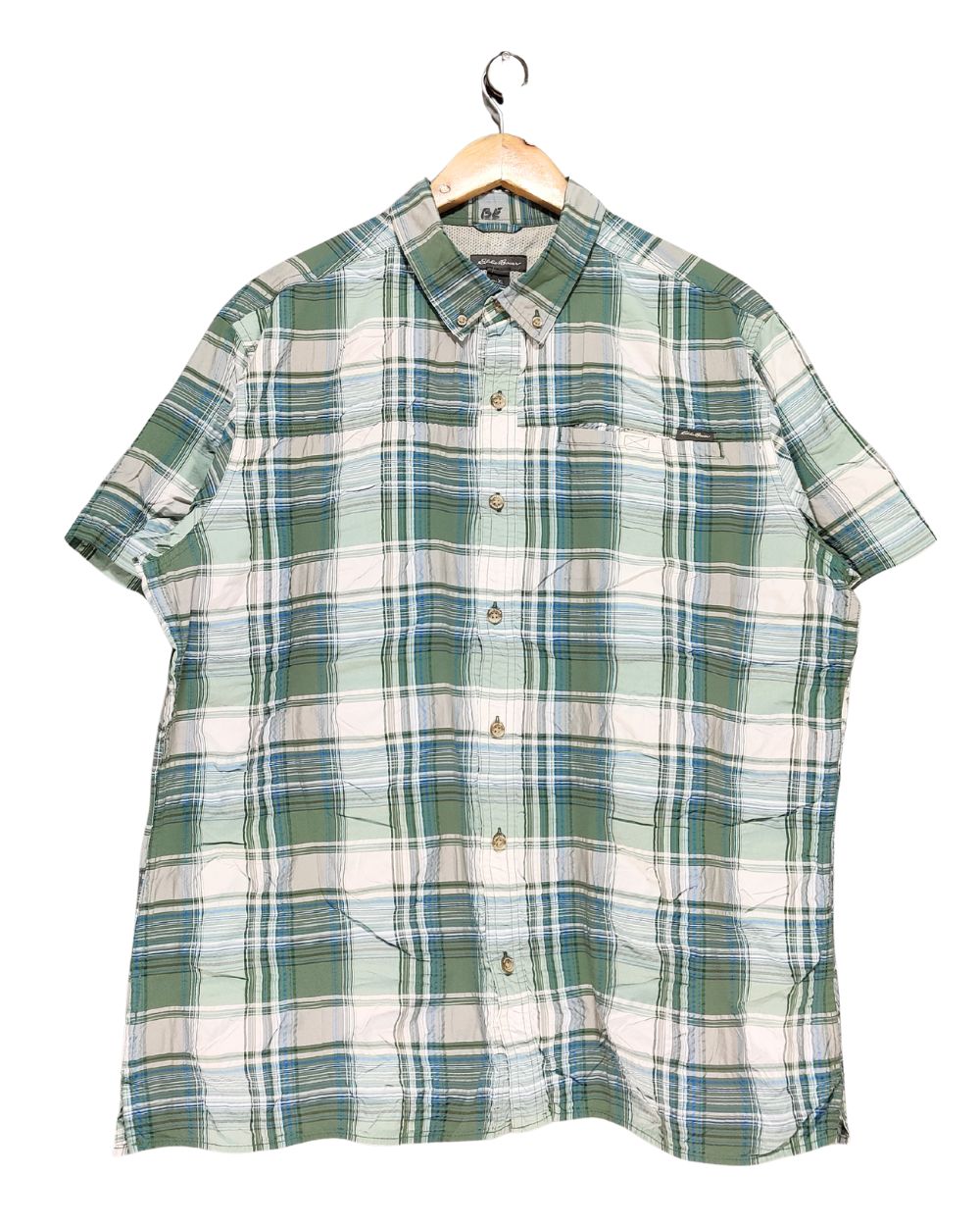 Eddie Bauer Green Shirt For Men XL