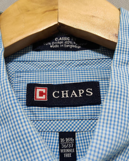 Chaps Blue Shirt For Men L