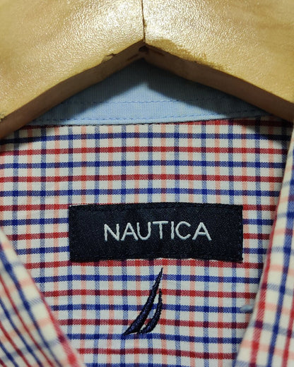 Nautica Red Shirt For Men M
