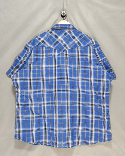 Wrangler Blue Shirt For Men XXL