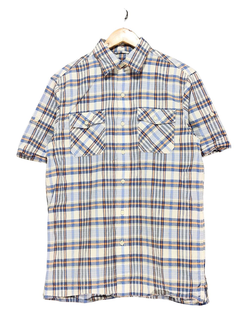 Izod Blue Shirt For Men L